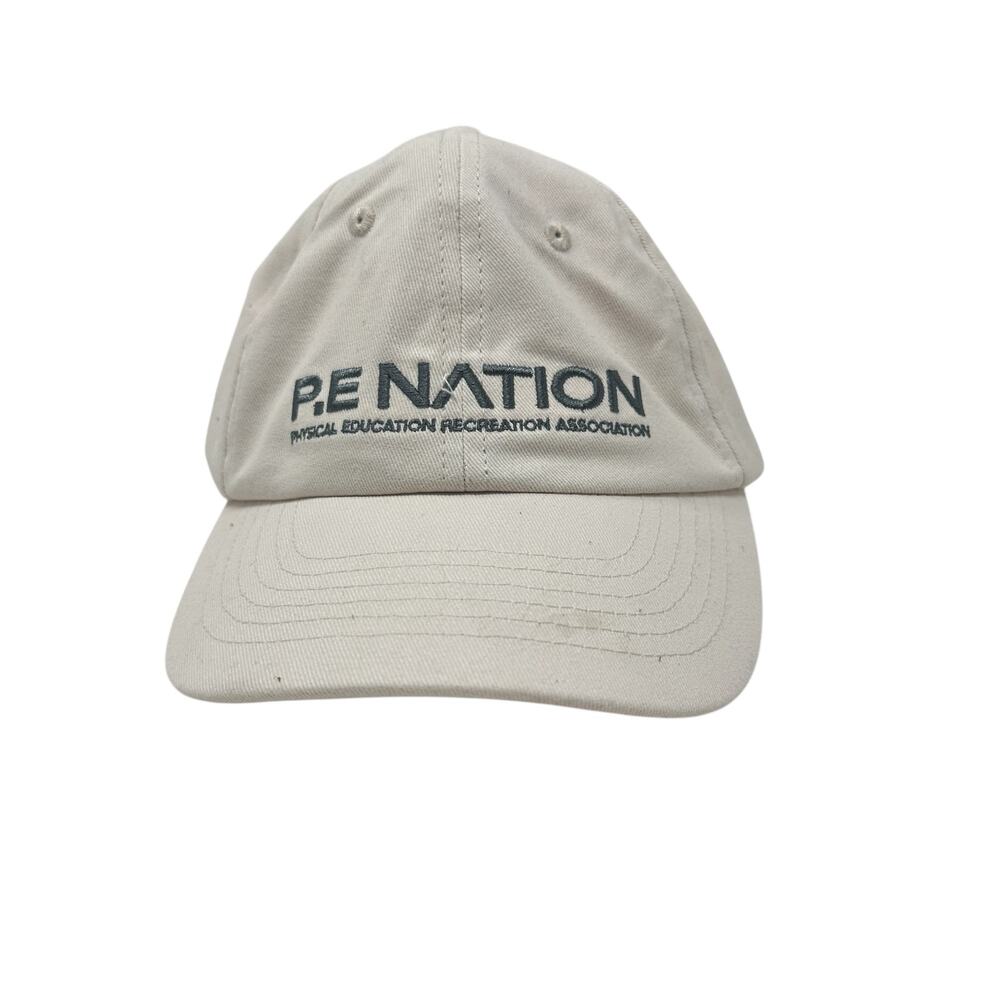 P.E Nation Logo Homage Cap Hat In Blush Pink Cotton One Size Unisex‎